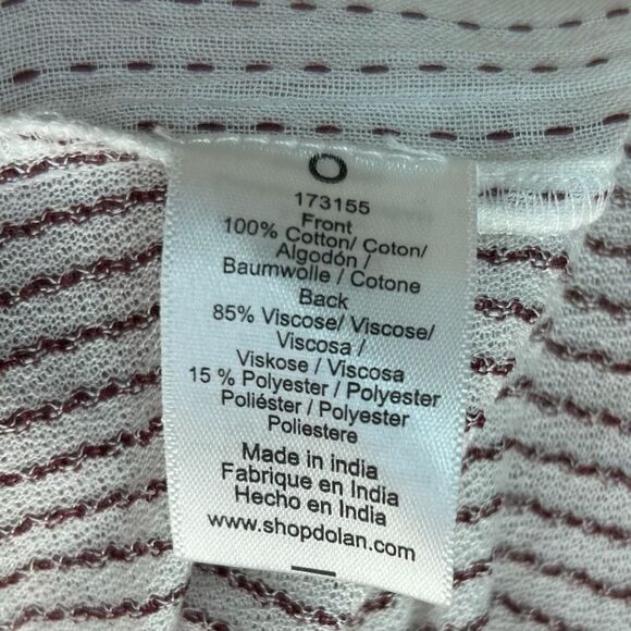 Dolan Left Coast Collection Velia Embroidered Boho Tank Top Blouse Anthro Small - Picture 10 of 11